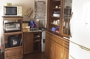 遺品整理短時間で完了 説明イメージ(キッチン イメージPHOTO)